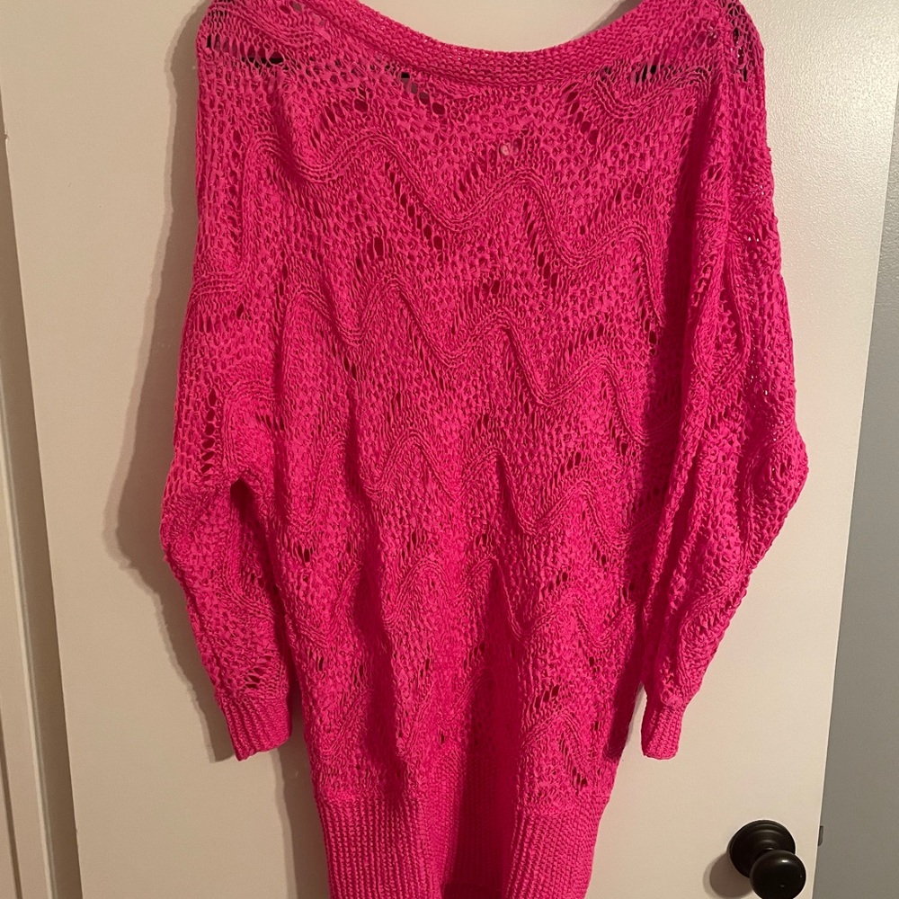 Pink Lilly Pulitzer sweater M/L